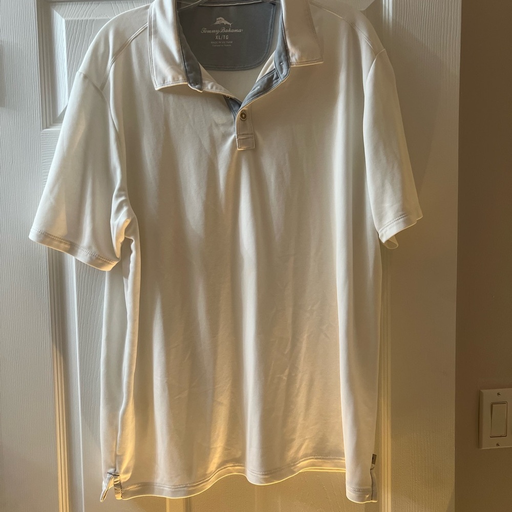 Tommy Bahama Cream Polo Shirt